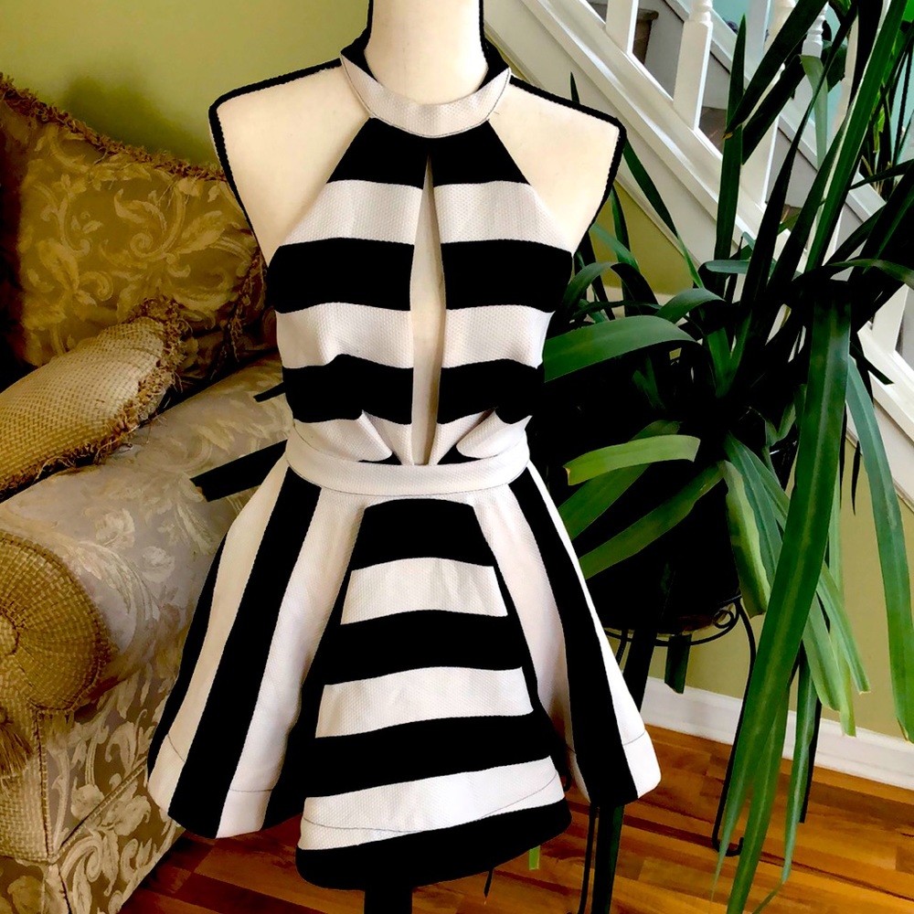 Cute striped party dress